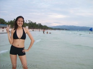 First time to wear bikini in public (dati sa kwarto lang LOL)
