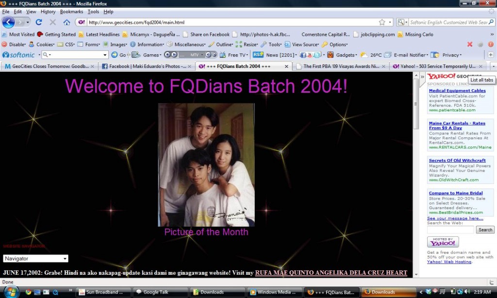 FQD Batch 2004 Website - Marquee - Image -Marquee -Link Layout