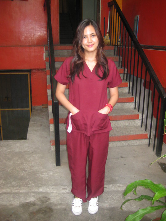 Jade in her OJT (Clinical Setting)
