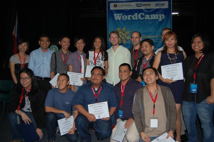Wordcamp PH 2010 Speakers with Mr. Matt Mullenweg (Photo by Lyle Santos)