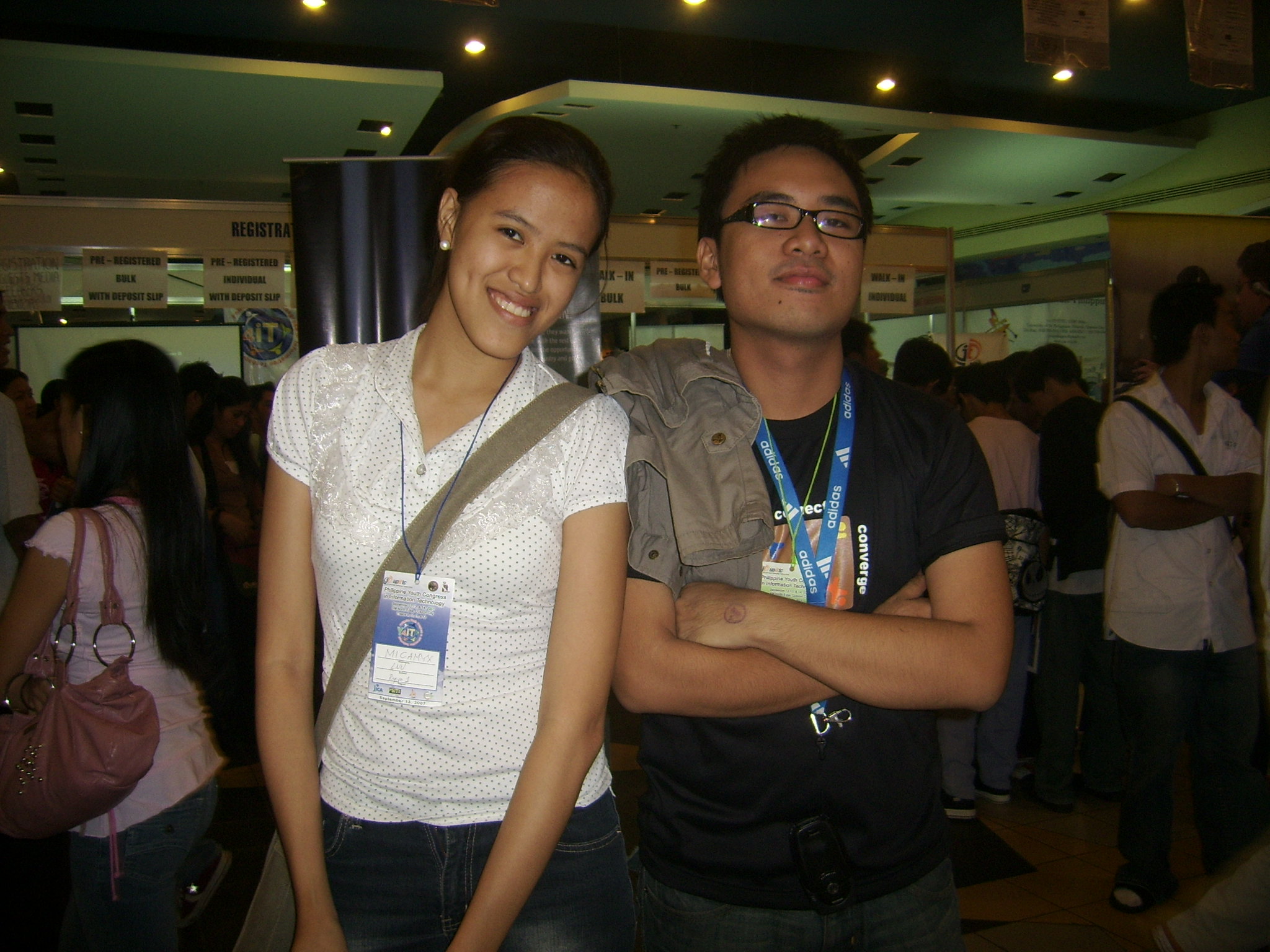 Meeting Coy for the first time at the Y4IT Event @ SM North Edsa