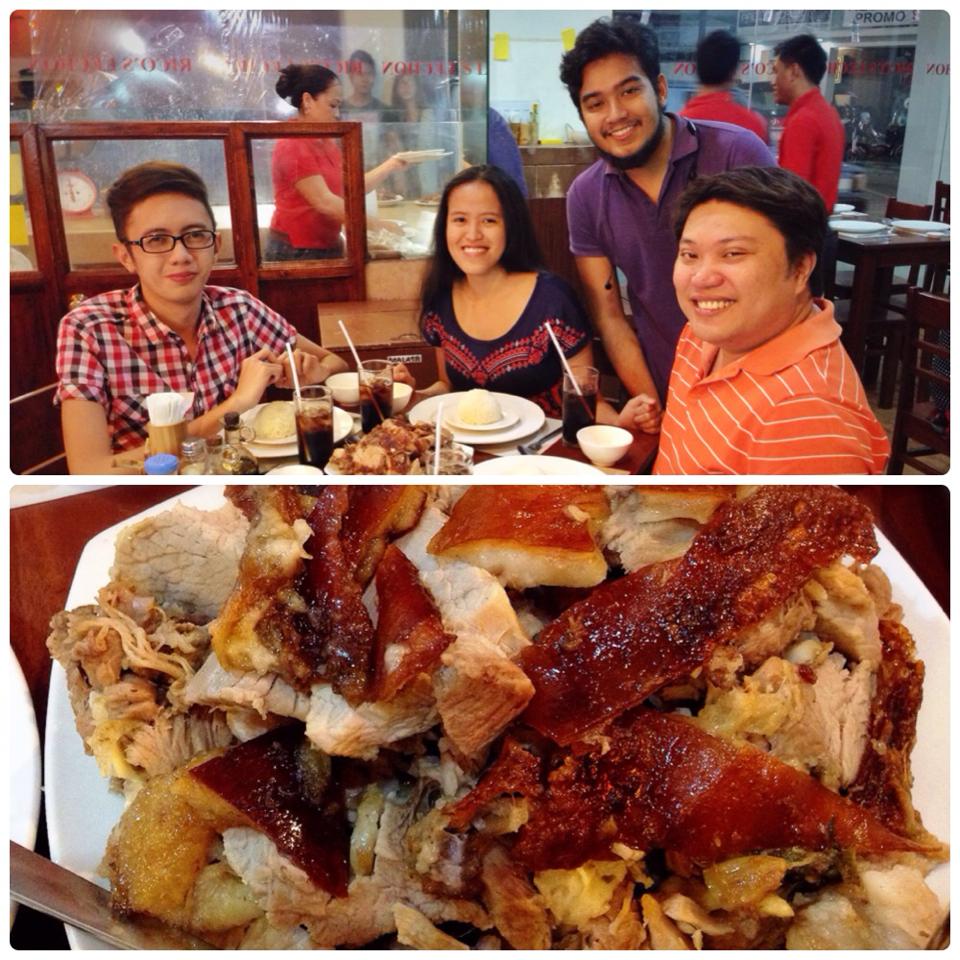 Lechon Dinner Treat with Sinjin, Ethelbert and Fritz