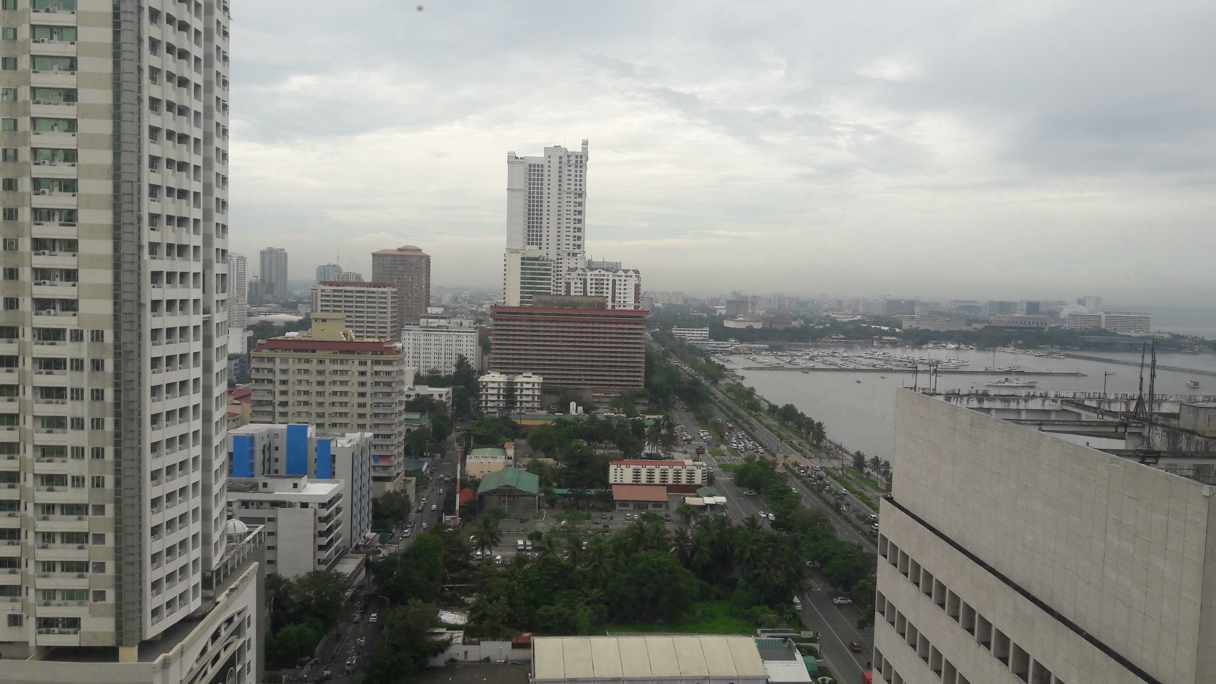 View of Manila from Diamond Hotel