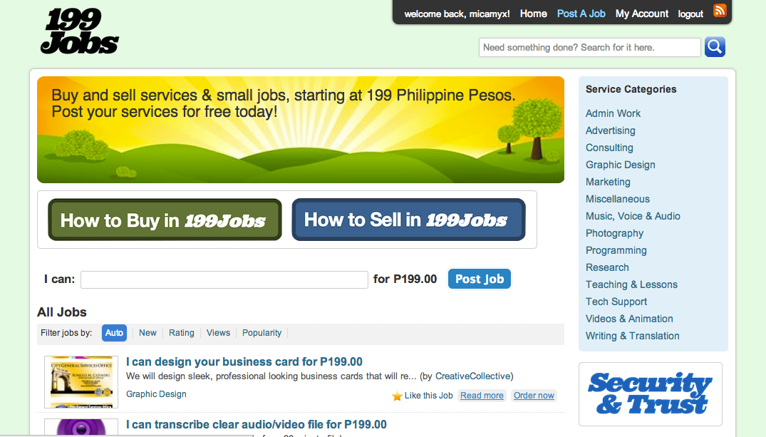 199Jobs.com - New Marketplace for Filipino Freelancers