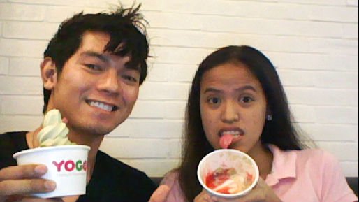 Green Tea Yogurt addiction at CoffeCat (i blame doyzkie LOL)