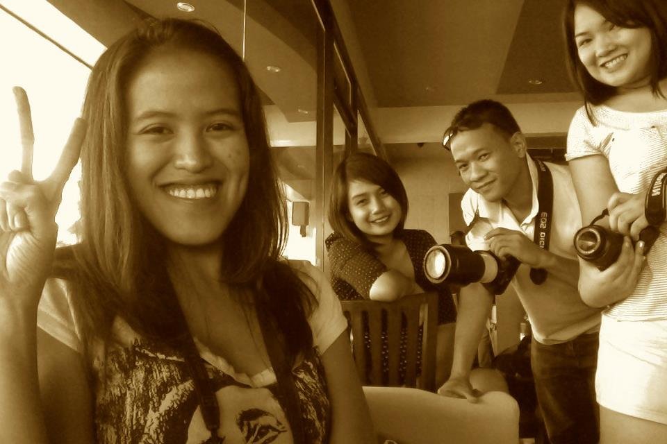 Mica, Lovely, Simon and Maire at Gaudencio's Cafe