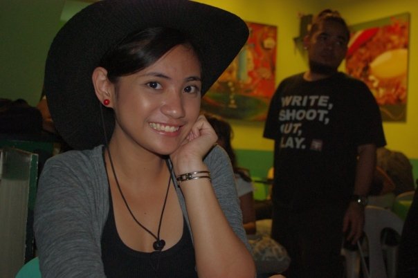 Cai Abbass Cai Abbass, the lead actress of Kuya Bunso playing with Diwa's signature hat :D