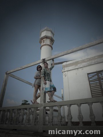The Bolinao Lighthouse reminds me of 'The Promise'