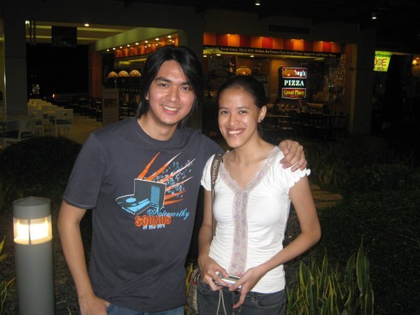 Angelo and Mica outside Casa Verde