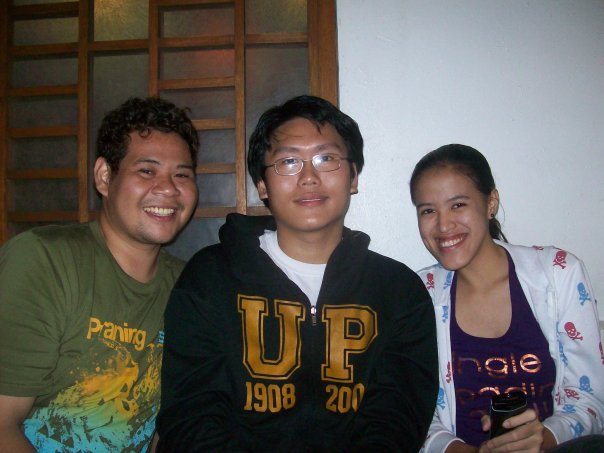 Eric, Bong and Mica at Golden Cowrie