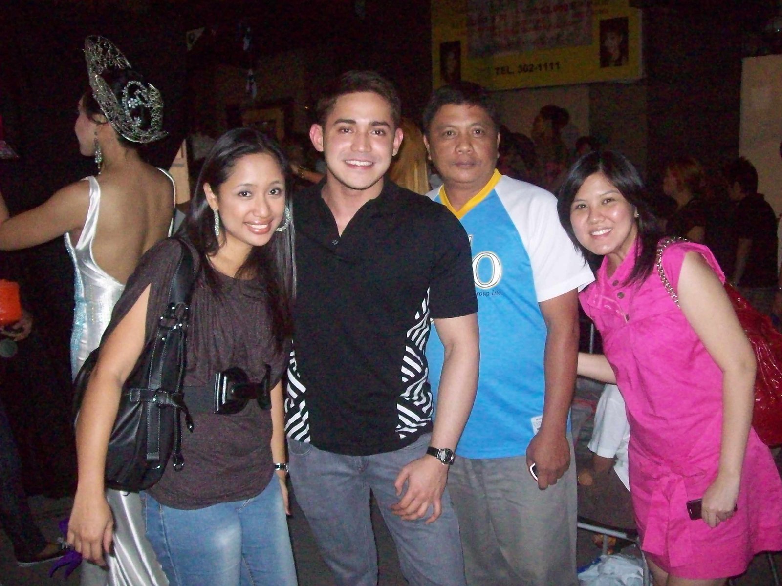 Em-Em Rosales, Paolo Contis, Kuya Raul and Jaja Advincula