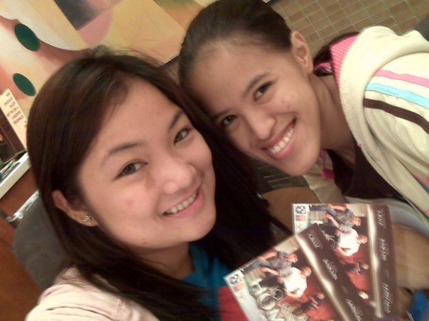 Maire and Mica at KK SM Megamall with the unused tickets