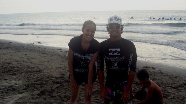 Photo-op before Surfing