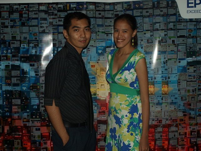 Billycoy and Micamyx before the start of the program