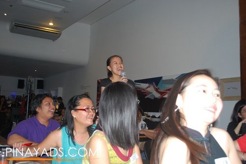 Me giggling like a little kid while asking a question to BB