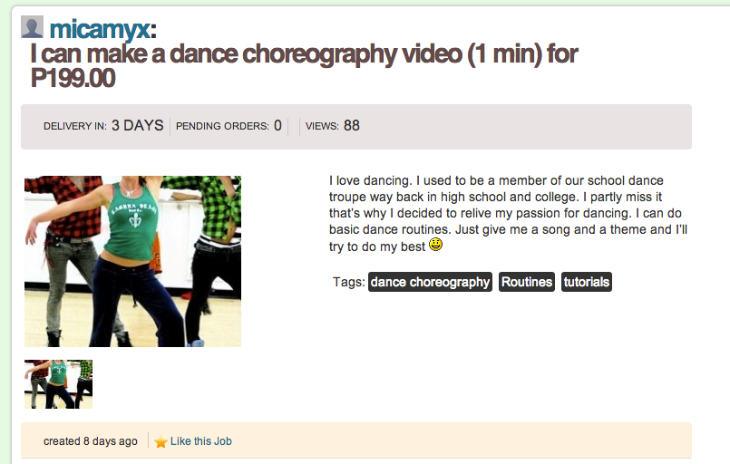 Need new dance routines? Hire me!