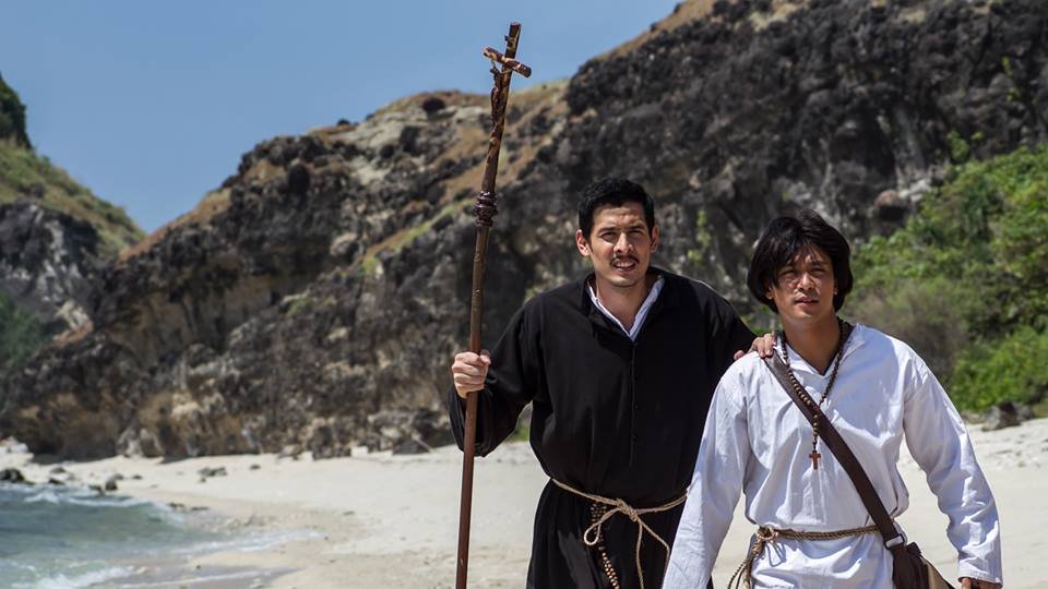 Fr. Diego San Vitores (Christian Vazquez) and Pedro Calungsod (Rocco Nacino) Fr. Diego San Vitores (Christian Vazquez) and Pedro Calungsod (Rocco Nacino)dro-Calungsod1