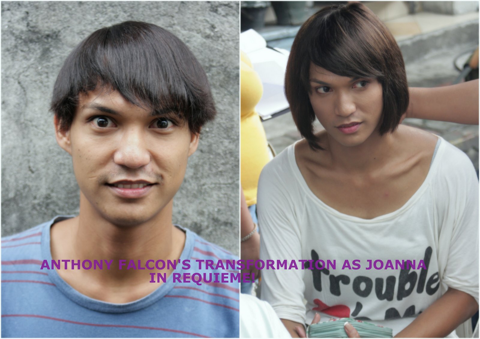Anthony Falcon's transformation as Joanna <3