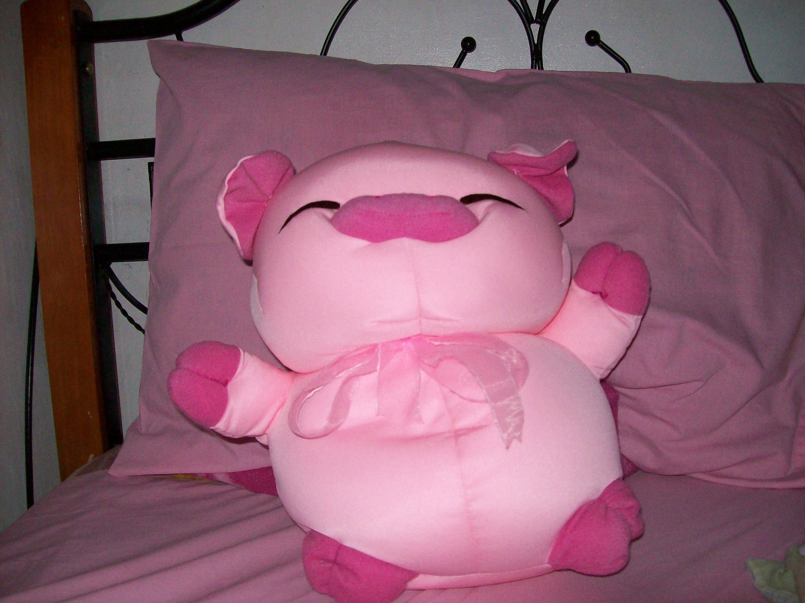 Pink Sleepy Stuffed Toy