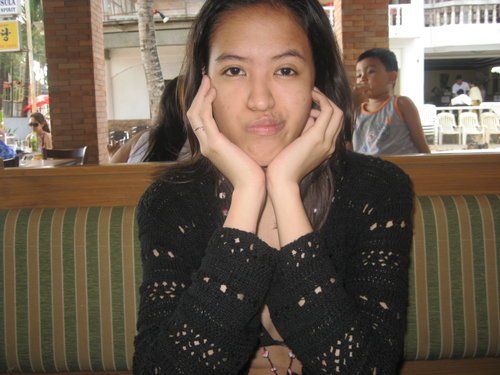 Impatiently waiting for my late lunch at Shakey's Impatiently waiting for my late lunch at Shakey's