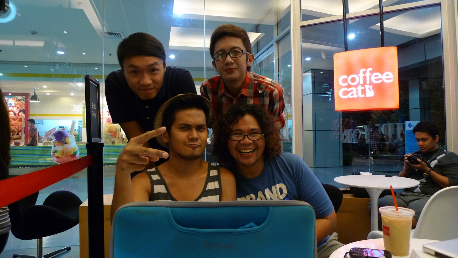 I'm glad to be with positive friends