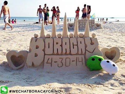 WeChat in Boracay for LABORacay!