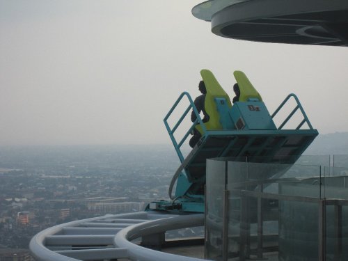 Edge Coaster at Crown Regency Hotel & Towers Back View. Scary much?