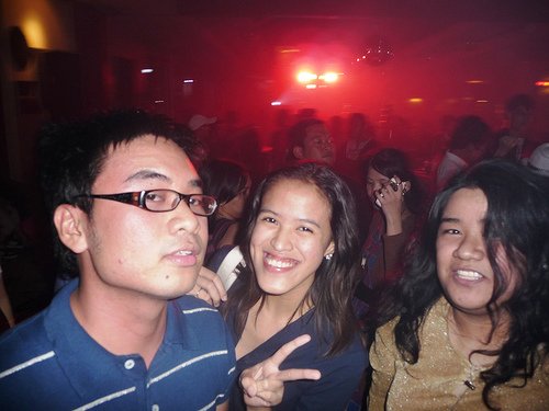 Coy, Mica and Shari on the dancefloor