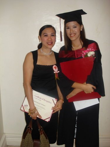 With my Mom during my College graduation last November 2007 With my Mom during my College graduation last November 2007