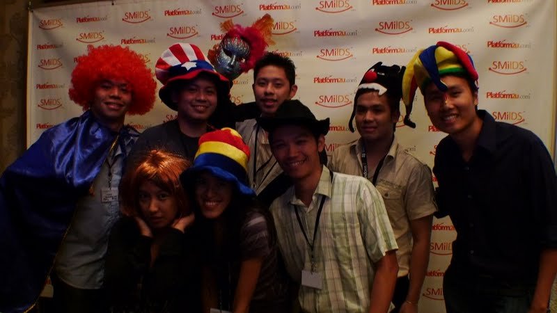 Bloggers at Digital Filipino Web Awards Vince, Jehz, Chef Tonio, JayL, Jeff, Hannah, Mica and Jonel at Digital Filipino Web Awards