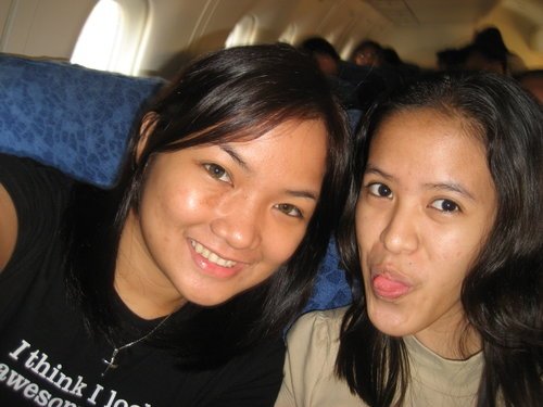 Maire and Me inside the plane Maire and Me inside the plane