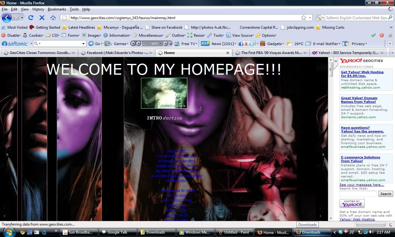 Welcome to my Homepage! Welcome to my Homepage! - Very Xtina-ish!
