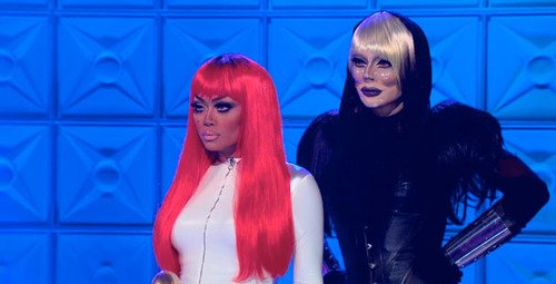 Jujubee and Raven at the 5th episode of Rupaul's All Stars Drag Race