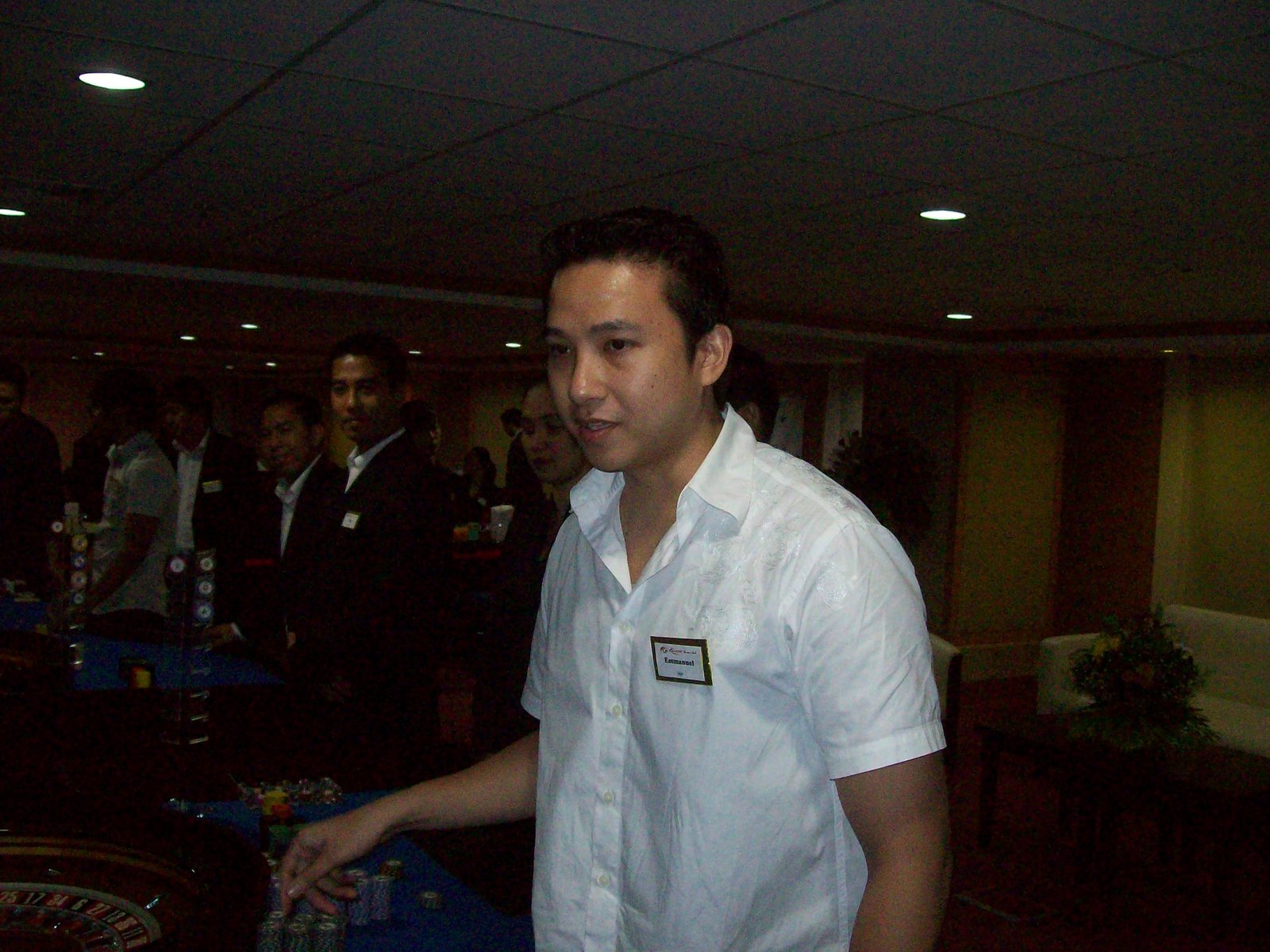 The Cute Roulette Guy in White
