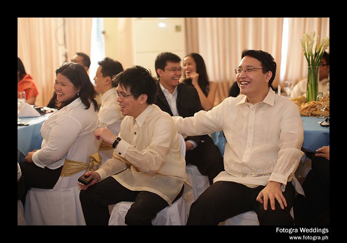 Happy Bloggers at the Wedding Reception