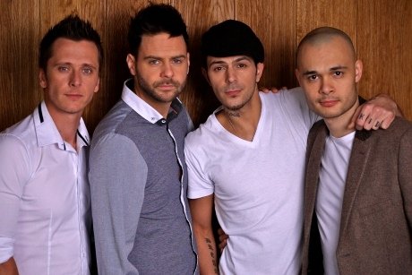 5IVE GONE FOUR: Ritchie, Scott, Abs and Sean... still hoping to see J!
