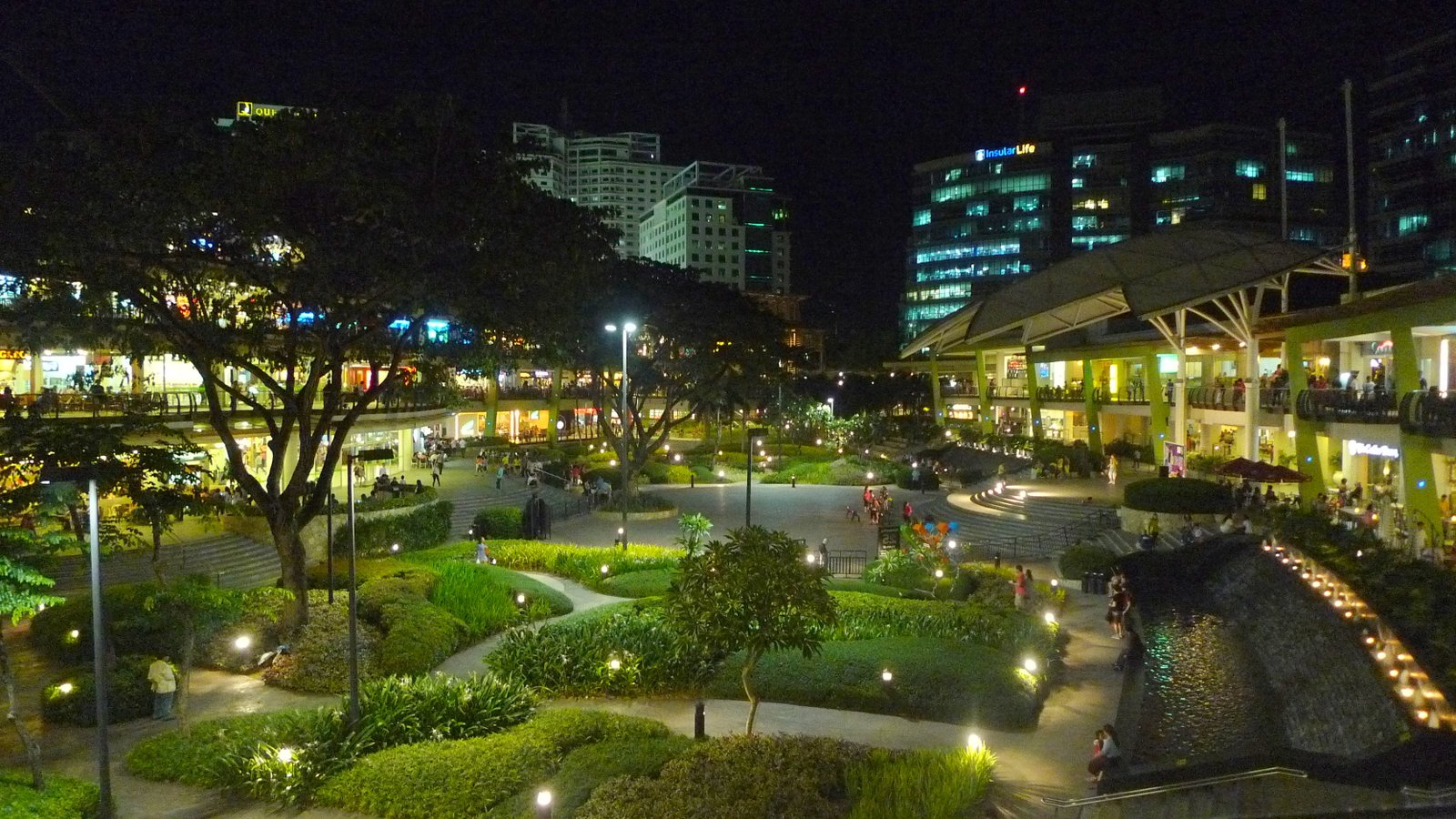 Ayala Terraces Cebu at Night