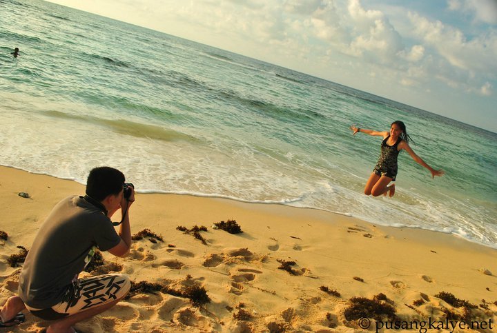 One of my many jumpshots taken at Patar White Beach in Bolinao