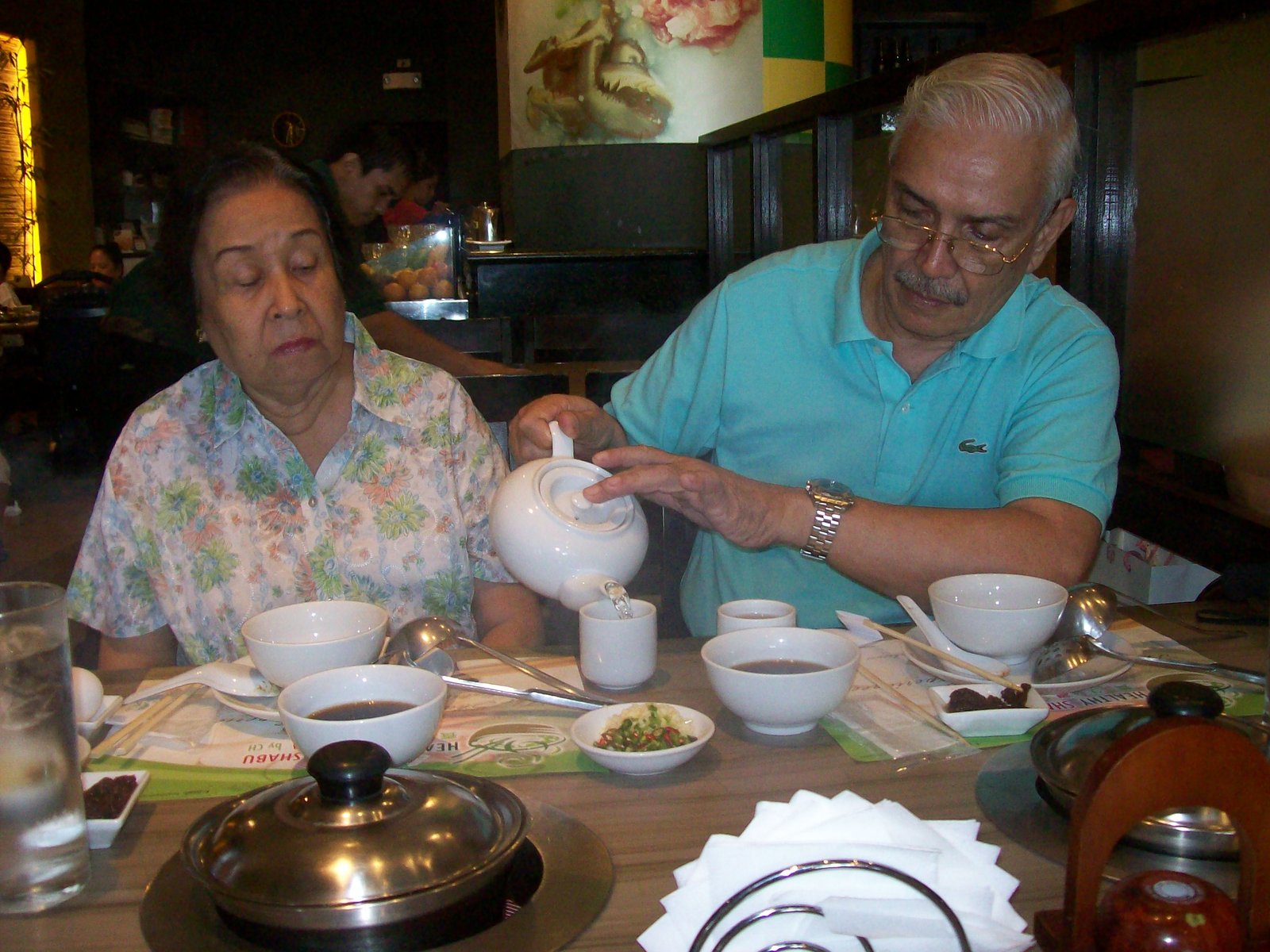 Lolo and Lola at Healthy Shabu Shabu
